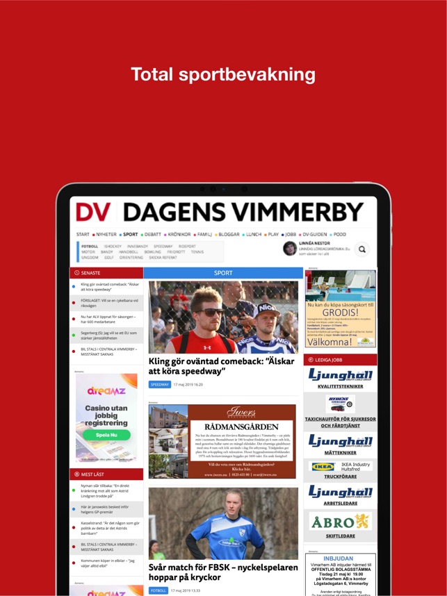 Versionsuppgradering av Android-app